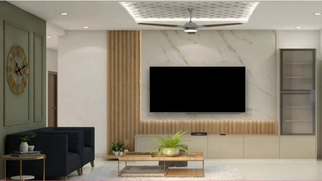 Modern Office room with TV unit
